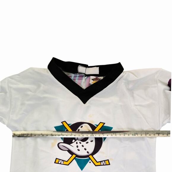 Vintage Disney Mighty Ducks Kids Halloween Costume SZ 4-6 Disguise Inc hockey - Picture 6 of 14